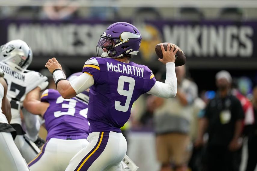 McCarthy estará ausente en la temporada 2024 de la NFL.&nbsp;