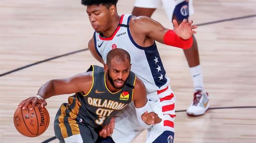 121-103. Bazley destaca en el triunfo de los Thunder y los Wizards siguen sin ganar