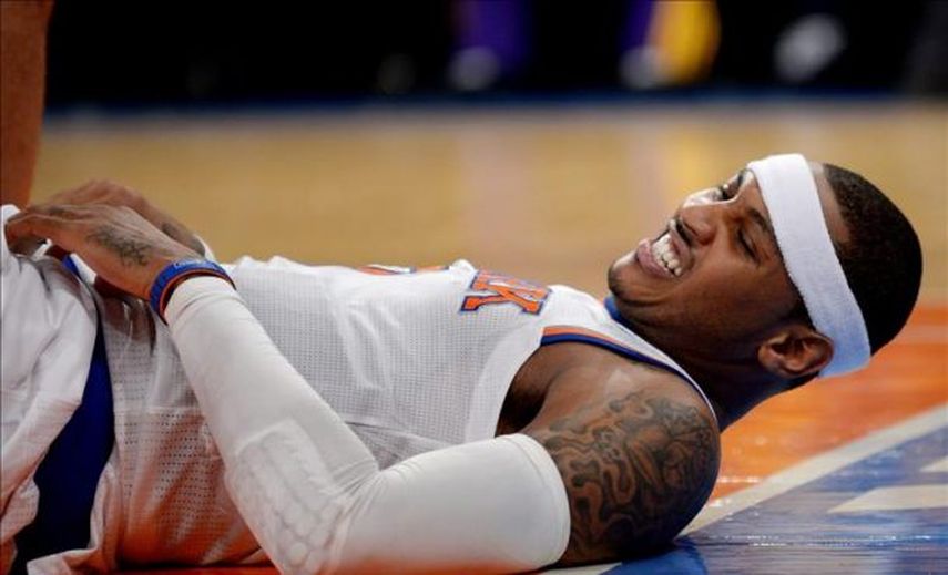 120-114. Porzingis y los Knicks ganan el duelo a los Celtics a pesar de la lesión de Anthony