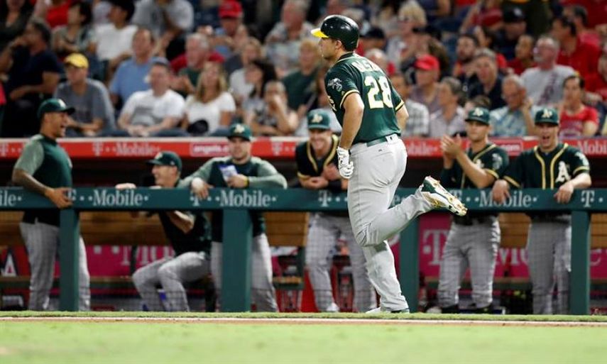 1-5. Olson pega de vuelta entera en el triunfo de los Atléticos