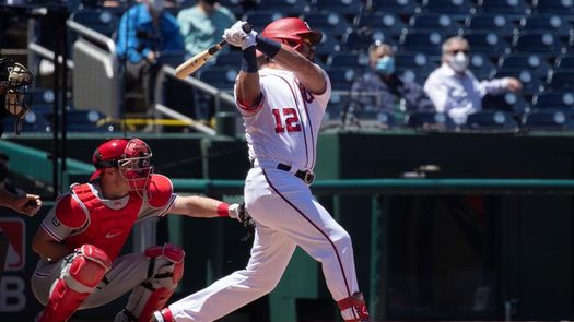 4-3. Schwarber conecta su jonrón 25 en el triunfo de los Nacionales