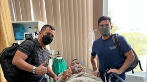 Valentín Pimentel junto a Gerinaldo Martínez y Luis Sevillano.&nbsp;