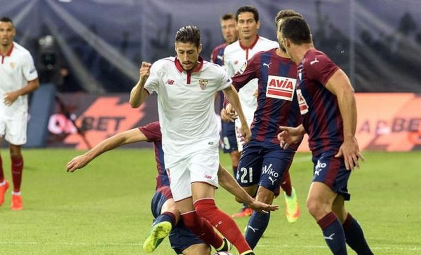 1-1. El Eibar rescata un punto en inferioridad numérica