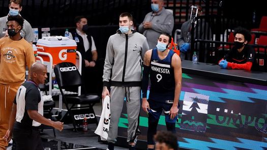 Rubio y Juancho ayudan en el triunfo de Minnesota; se lesiona Ibaka con los Clippers