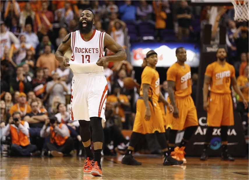 111-113. Harden, decisivo en el triunfo de los Rockets