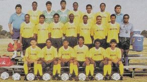 Panamá y su primer equipo en 1993.&nbsp;