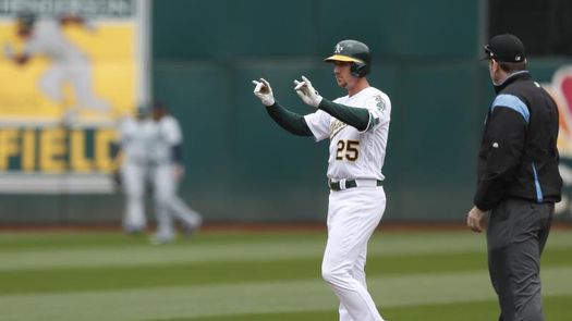 8-7. Piscotty castiga con grand slam a los Gigantes