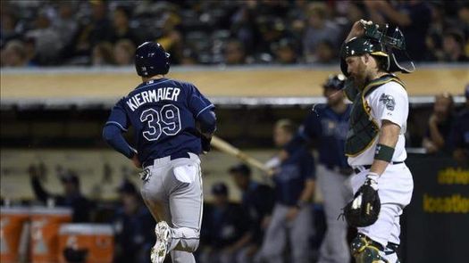 6-5. Kiermaier jonronea y define el triunfo de los Rays