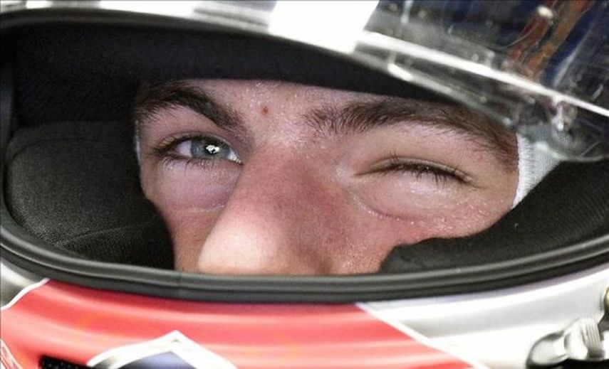 Verstappen, Kvyat y Raikkonen, los mejores en pista resbaladiza
