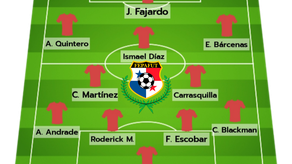 Panamá y su posible XI.&nbsp;
