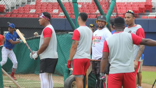 Los Federales de Chiriquí cumplieron su primer entrenamiento este martes con miras a la Serie del Caribe 2024. Foto: Cortesía/Probeis