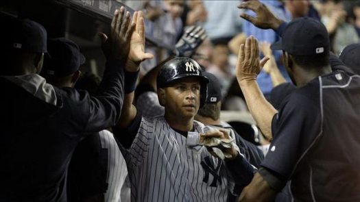 8-6. Alex Rodríguez pega un doble y entra a la lista de los 25 toleteros con más hits