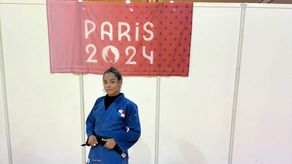 La atleta veragüense Kristine Jiménez ya está en la villa olímpica de París desde hace varios días terminando de prepararse para su debut. Foto: Cortesía/Instagram