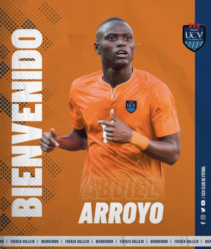 Abdiel Arroyo ya es jugador del César Vallejos