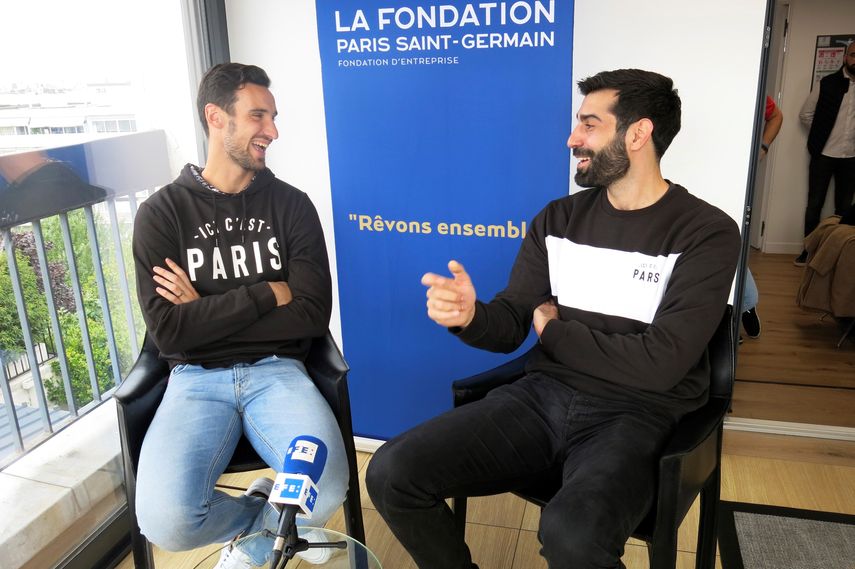 Rico y Corrales, los españoles que custodian la llave de la portería en París