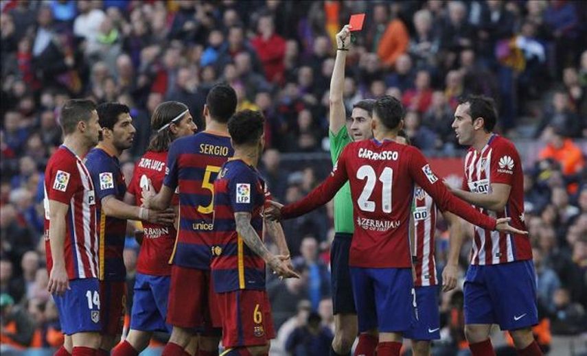 Saúl: Las expulsiones nos ha impedido ganar el partido