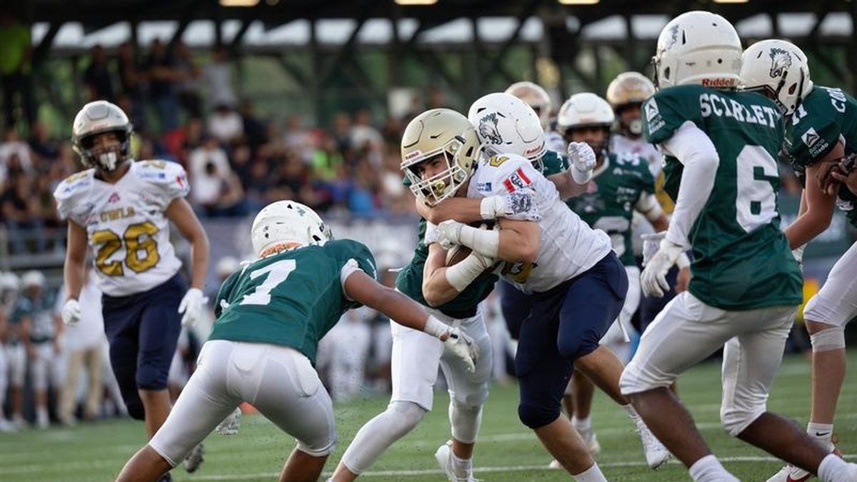 Los Fighting Owls de la AIP y los Brader Raiders arrancan la temporada 2026 de Contact Varsity de la KFL con victorias.&nbsp;