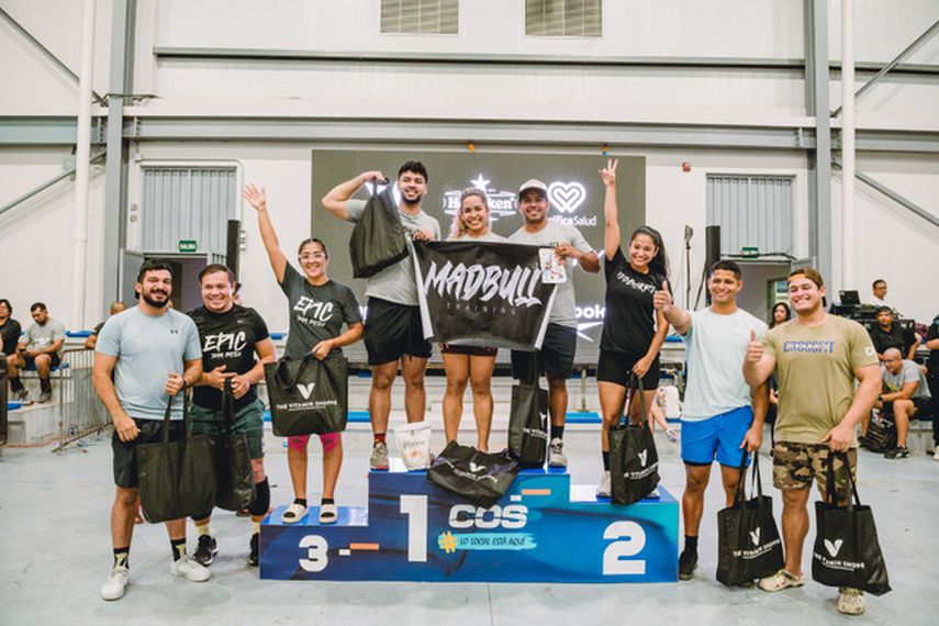Podio de la categoría novato de la primera competencia Fitness de la temporada 2024.&nbsp;