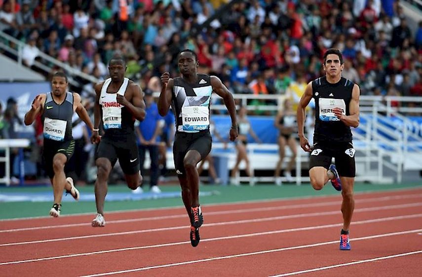 Usain Bolt ganó en Londres, pero Alonso Edward consigue su mejor marca del 2016