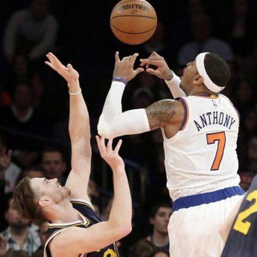 100-102. Hayward y los Jazz superan a Knicks y los 46 puntos de Anthony