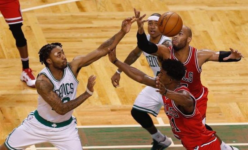 Thunder ganan duelo de invictos; Celtics y Lakers se lo quitan a Bulls y Hawk