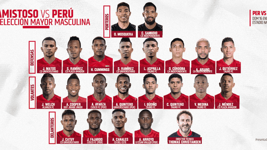 Christiansen: El objetivo mío y de todo el país es la clasificación al mundial.