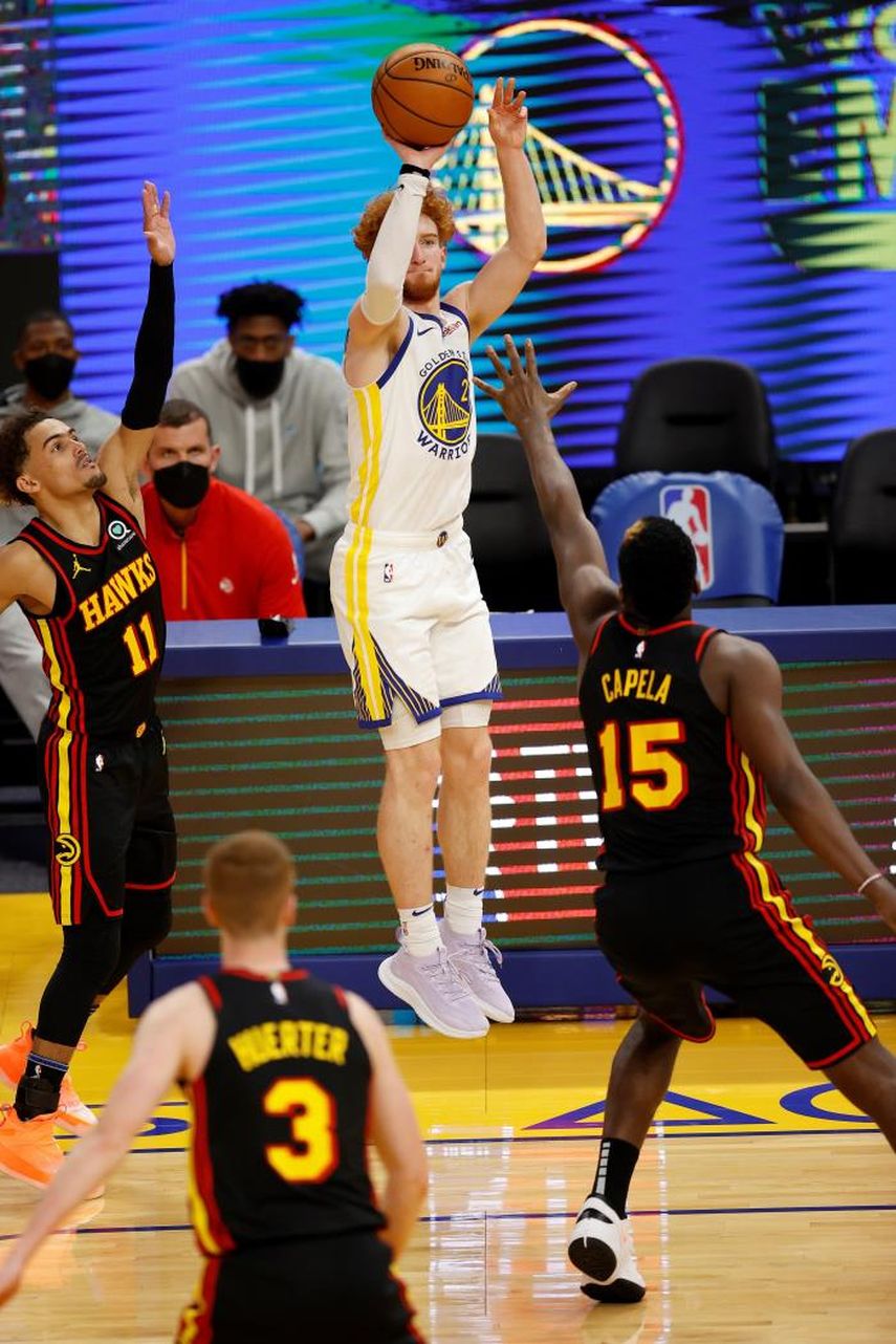 108-124. Collins y Hawks ganan de visitantes a los Warriors