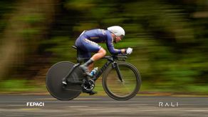 Bolívar Espinosa compitiendo en la Vuelta Internacional a San Carlos 2024 en Costa Rica.&nbsp;