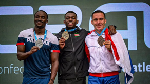 Alonso Edward logró plata en Sudamericano de Atletismo