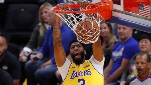 96-106. Davis y James lideran a victoria de los Lakers
