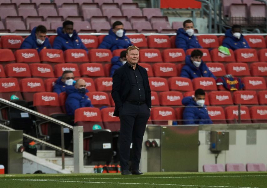 El Barcelona presentará un recurso por la tarjeta roja a Ronald Koeman
