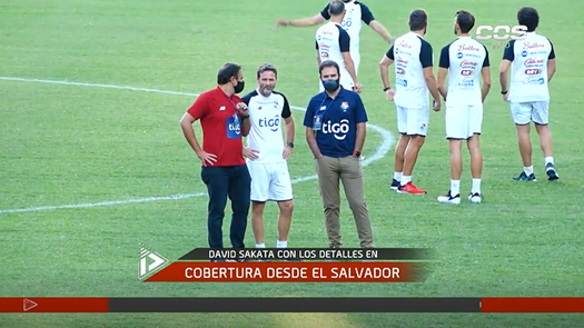 Selección de Panamá hace reconocimiento del estadio Cuscatlán en San Salvador. Selección de Panamá hace reconocimiento del estadio Cuscatlán en San Salvador.