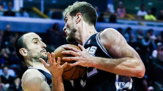 Ginóbili y Splitter destacan en la recuperación de los Spurs