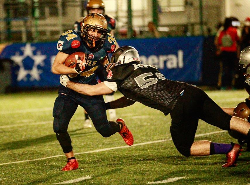 Spartans y Raiders repiten consagración en el Football Americano Kiwanis