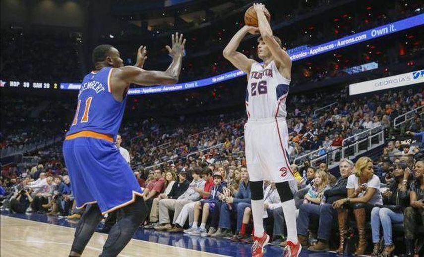 103-96. Korver y los Hawks cortan la racha perdedora y hunden a los Knicks