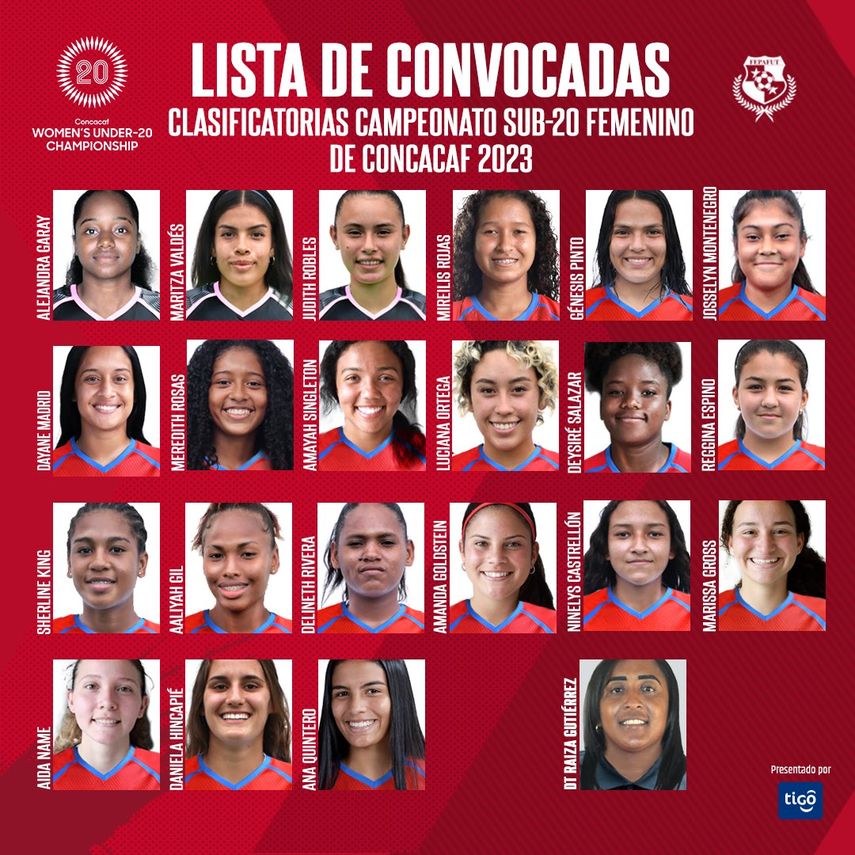 FEPAFUT anuncia las convocadas para el U20 femenino