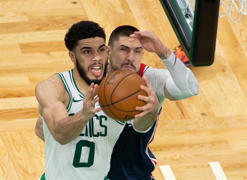 118-100. Tatum, con 50 puntos, destroza a los Wizards y los Celtics jugarán contra los Nets