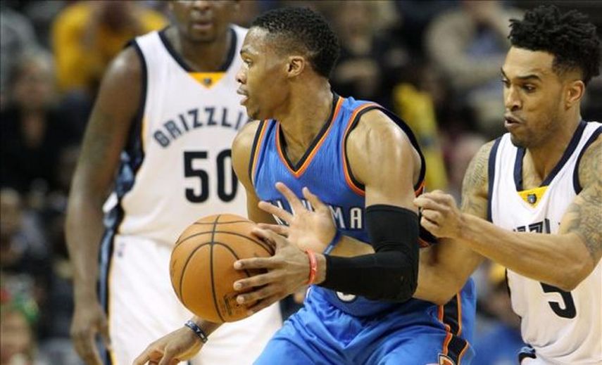 116-108. Westbrook logra sexto triple-doble en triunfo de los Thunder