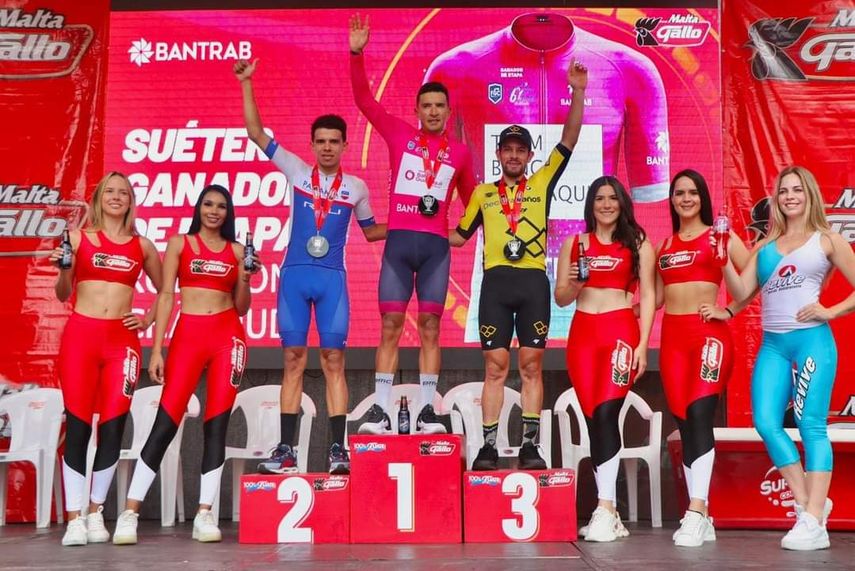 Franklin Archibold 2do en el inicio de la Vuelta a Guatemala