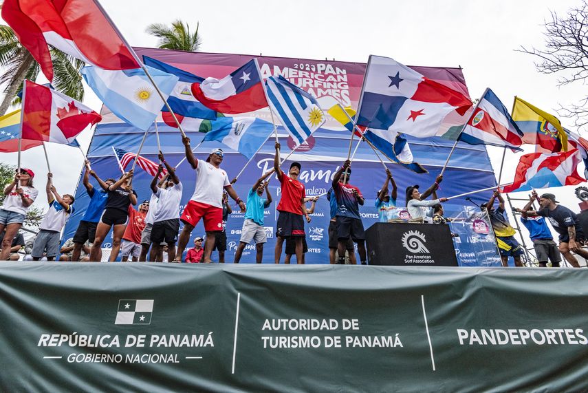 Juegos Panamericanos de Surf Panamá 2023. Foto: @nat.wild.photos