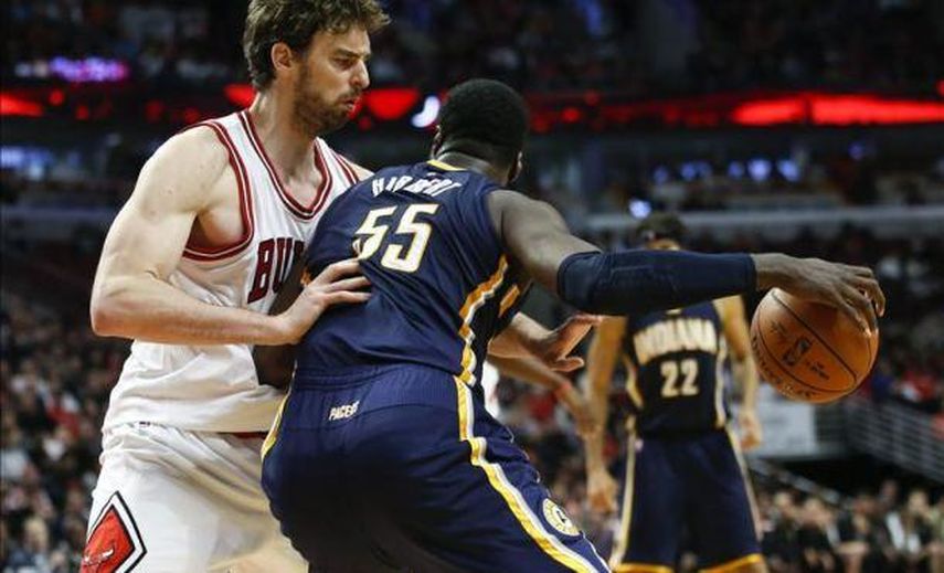 90-99. Scola le ganó duelo a Gasol y los Pacers sorprenden a los Bulls