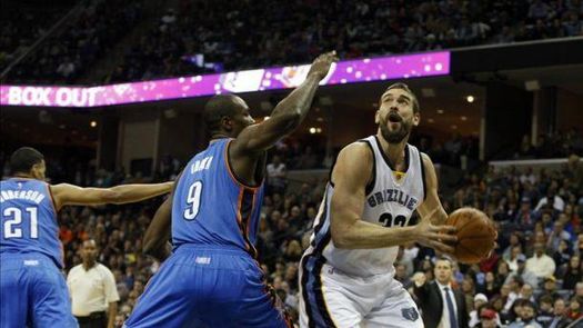 Marc Gasol, Rubio e Ibaka brillan en los triunfos; Pau Gasol en la derrota