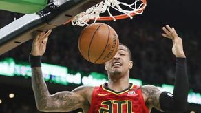 102-95. Collins logra doble-doble y dirige la victoria de los Hawks