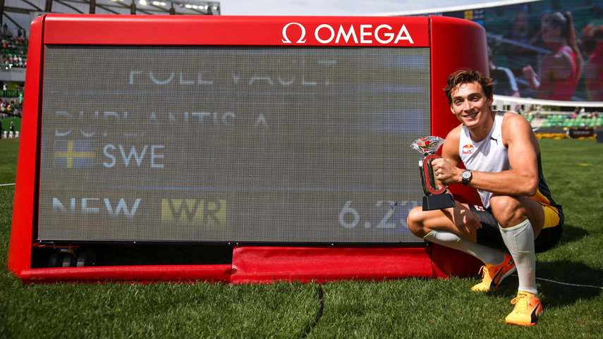 Duplantis rompe su propio récord del mundial con 6,23