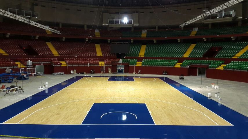 Tabloncillo y mejoras a la Arena Roberto Durán llevan buen avance