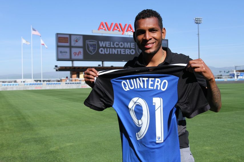 Alberto Quintero oficialmente nuevo jugador del San Jose Earthquakes