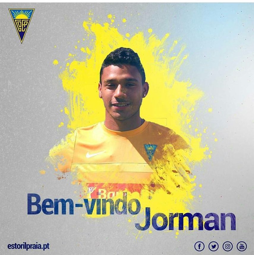 Jorman Aguilar ya es jugador del Estoril Praia