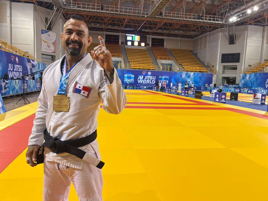 Pérez logró un hito histórico para el Jiu-Jitsu panameño.&nbsp;