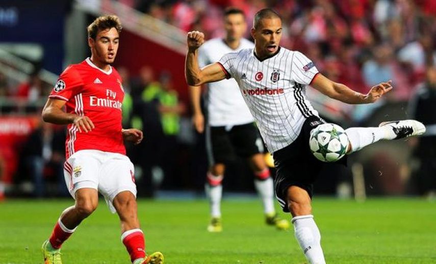 1-1. Un gol en el 92 de Talisca da el empate al Besiktas en casa del Benfica
