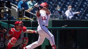 4-3. Schwarber conecta su jonrón 25 en el triunfo de los Nacionales